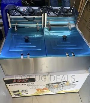 12l Double Commercial Deep Fryer - Silver