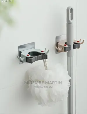 Mop and Towel Holder