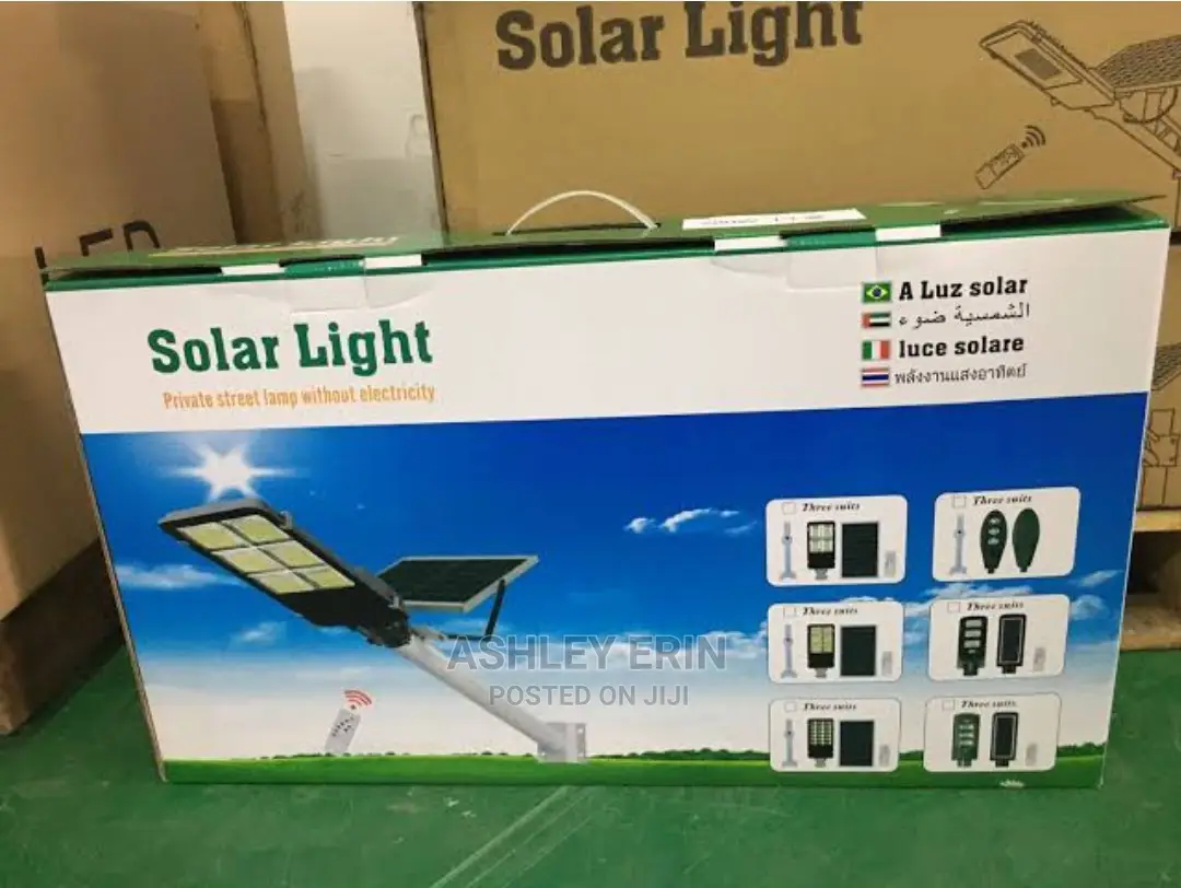 Solar Street Light With Remote and Motion Sensor