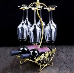 Wine Rack Plus Glass Cup Holder