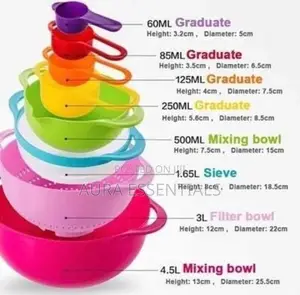 10pcs Mixing Bowl Set