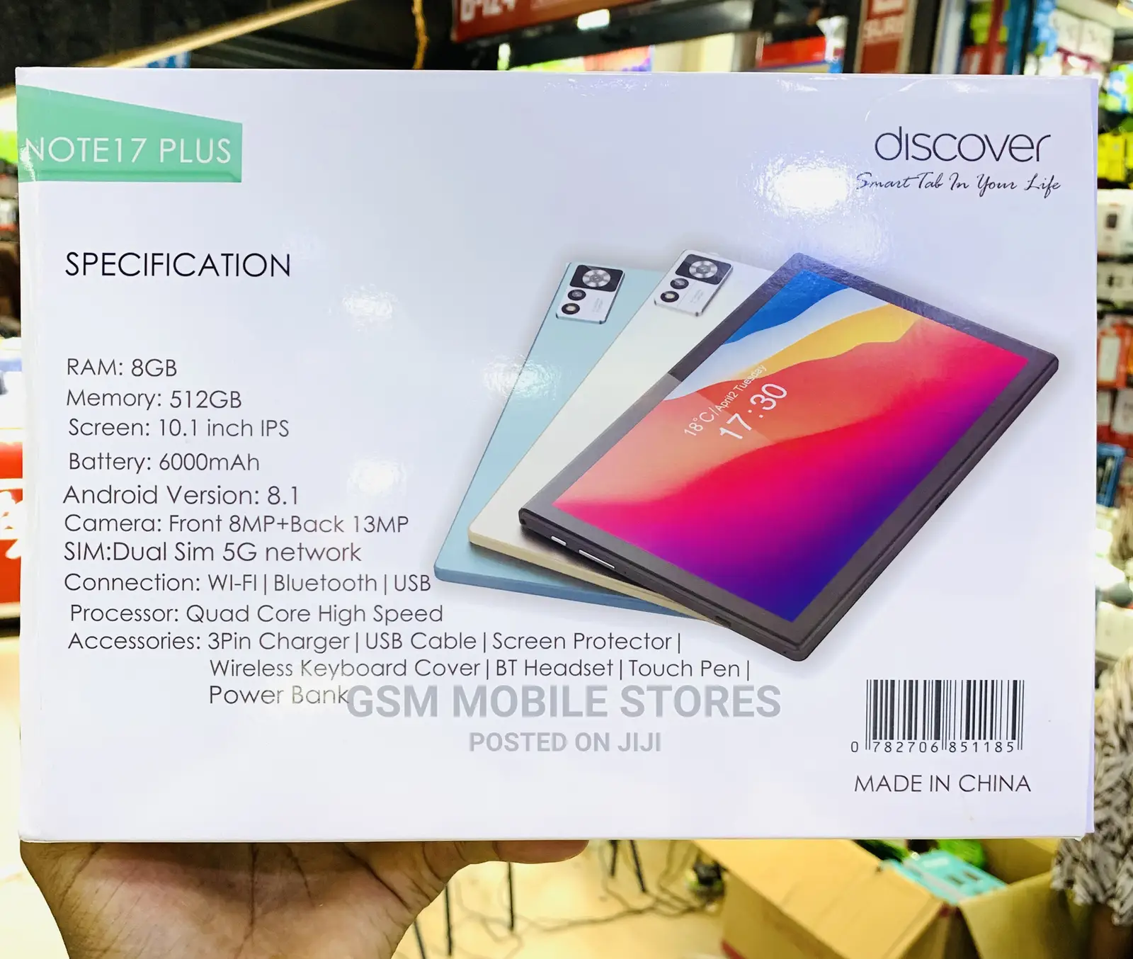 New Discover Note 17 Plus 512 GB Green