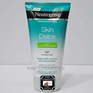 ORIGINAL Neutrogena Skin Detox Clarifyng Clay Face Wash Mask