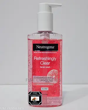 Neutrogena Vitamin C Refreshing Clear Pink Grape Facial Wash