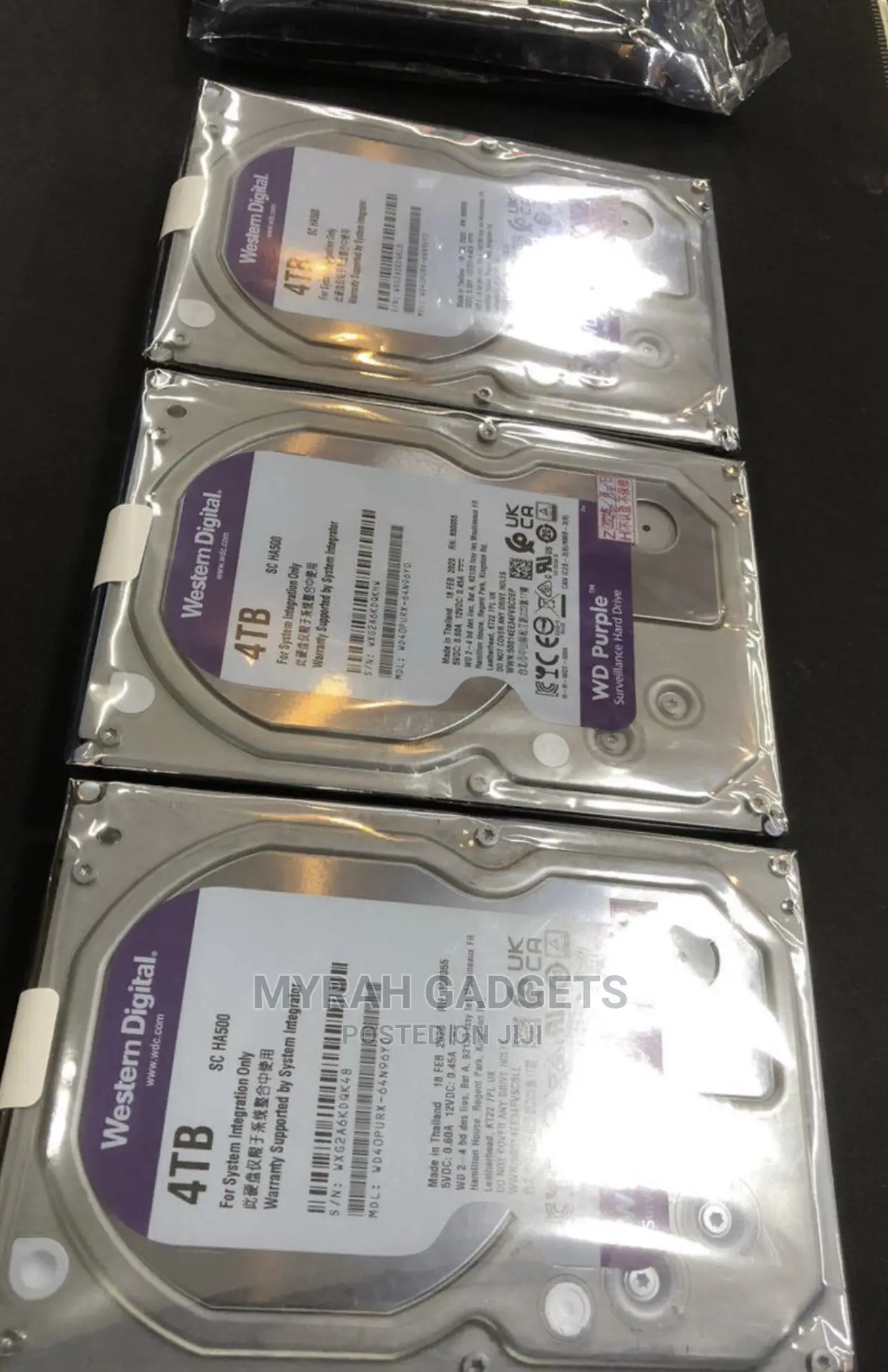 Western Digital 4tb Internal Surveillance Hard Disk Drive