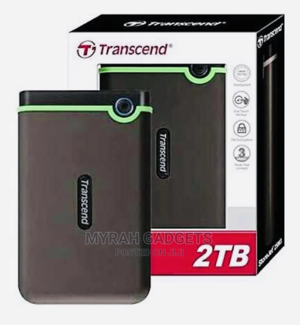 Transcend 2tb Portable External Hard Drive