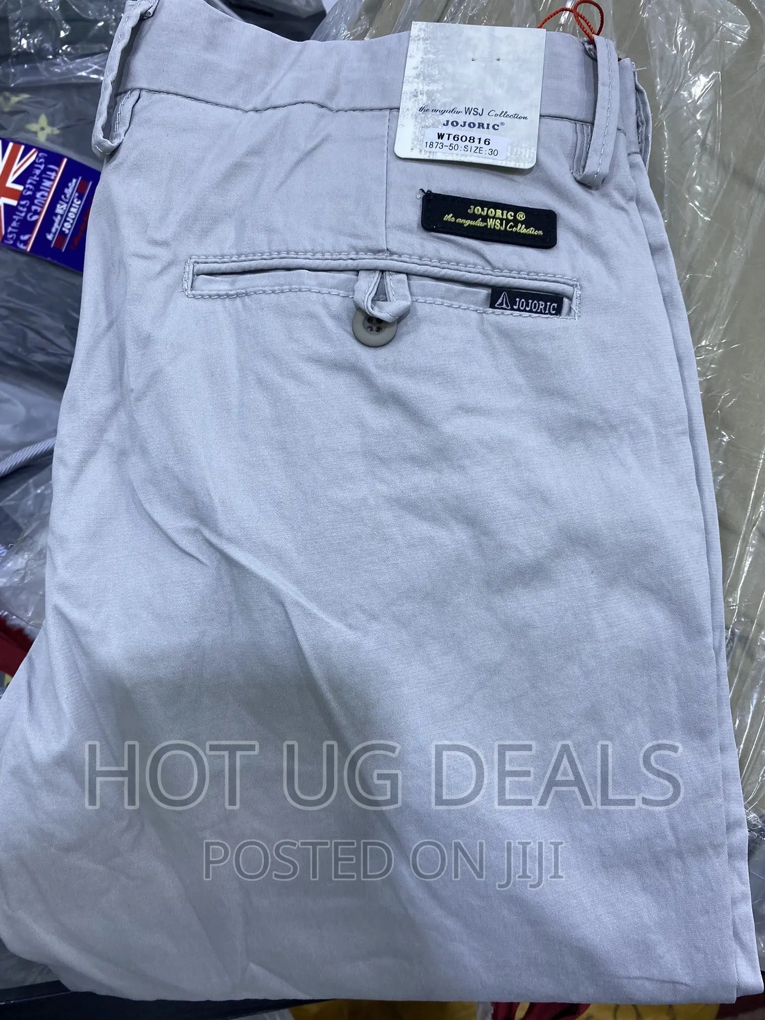 Men’S Khaki Trousers - Grey