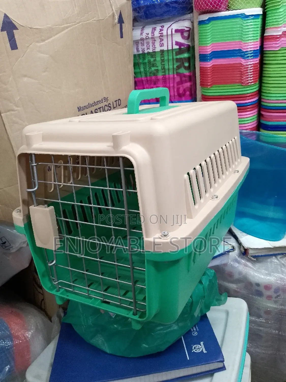 Plastic Puppy Carrier