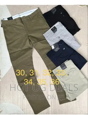 5 Pack of Men’S Stretch Soft Khaki - Multicolor