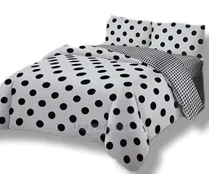 Original Cotton Duvet Set .5x6.( Black and White)