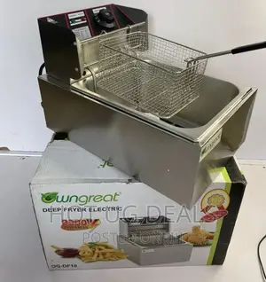 Commercial 6L Electric Deep Fryer - Silver