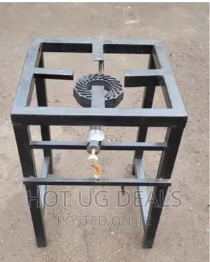 Commercial Single Gas Burner Stove - Black