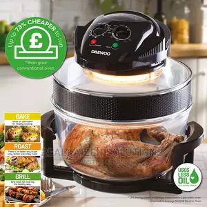 UK DAEWOO 17L Healthy Halogen Air Fryer Bake| Roast| Grill