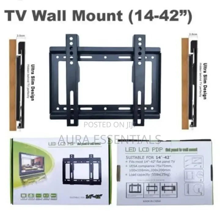 LED LCD PDP Flat Panel TV Wall Mount 14" to 42"