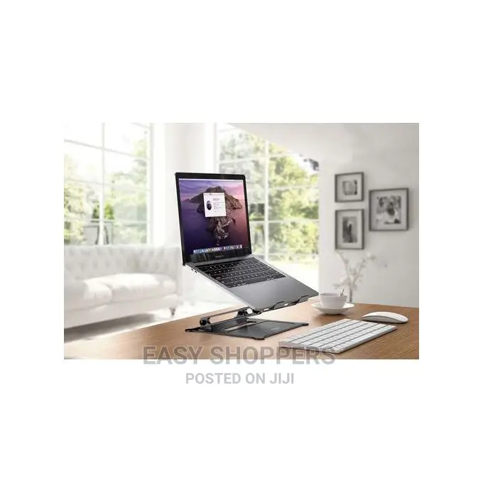 Vivan VLS01 Alloy Liftable Foldable Laptop Stand - Black