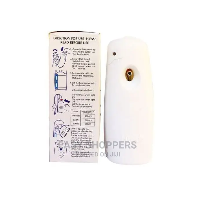 Automatic Spray Air Diffuser + Air Freshener - White