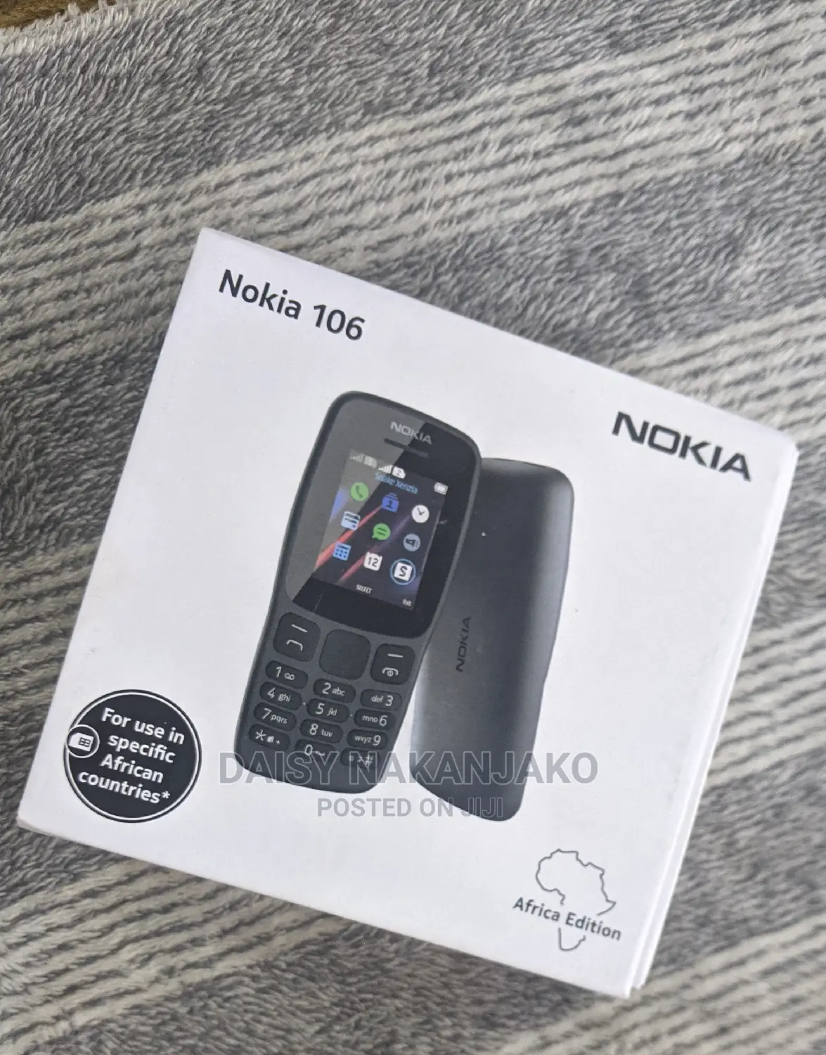 New Nokia 106 Black