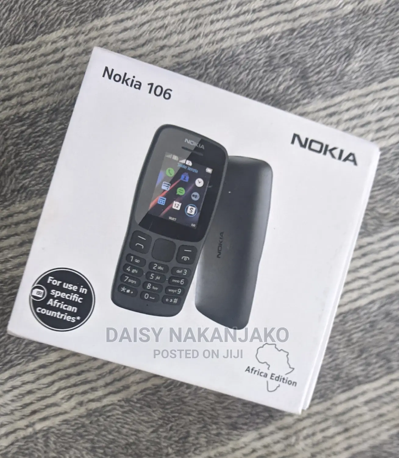 New Nokia 106 Black