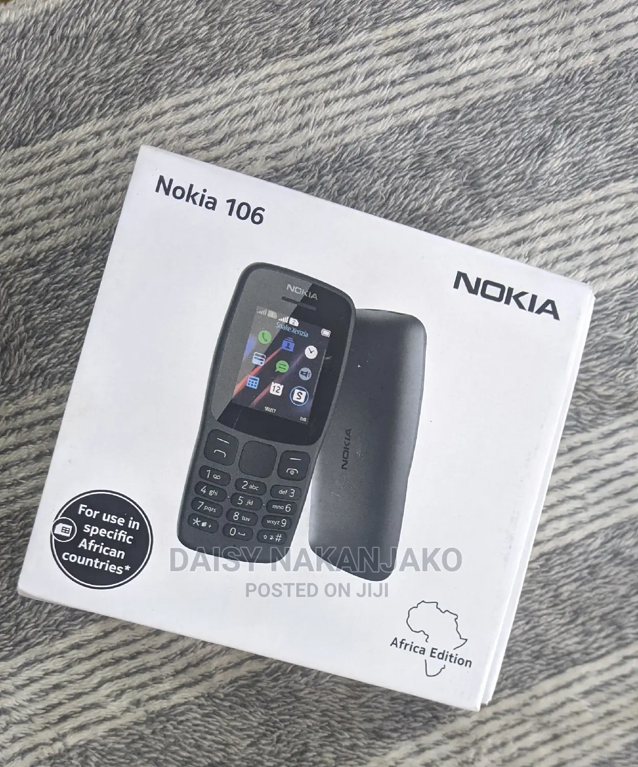 New Nokia 106 Black