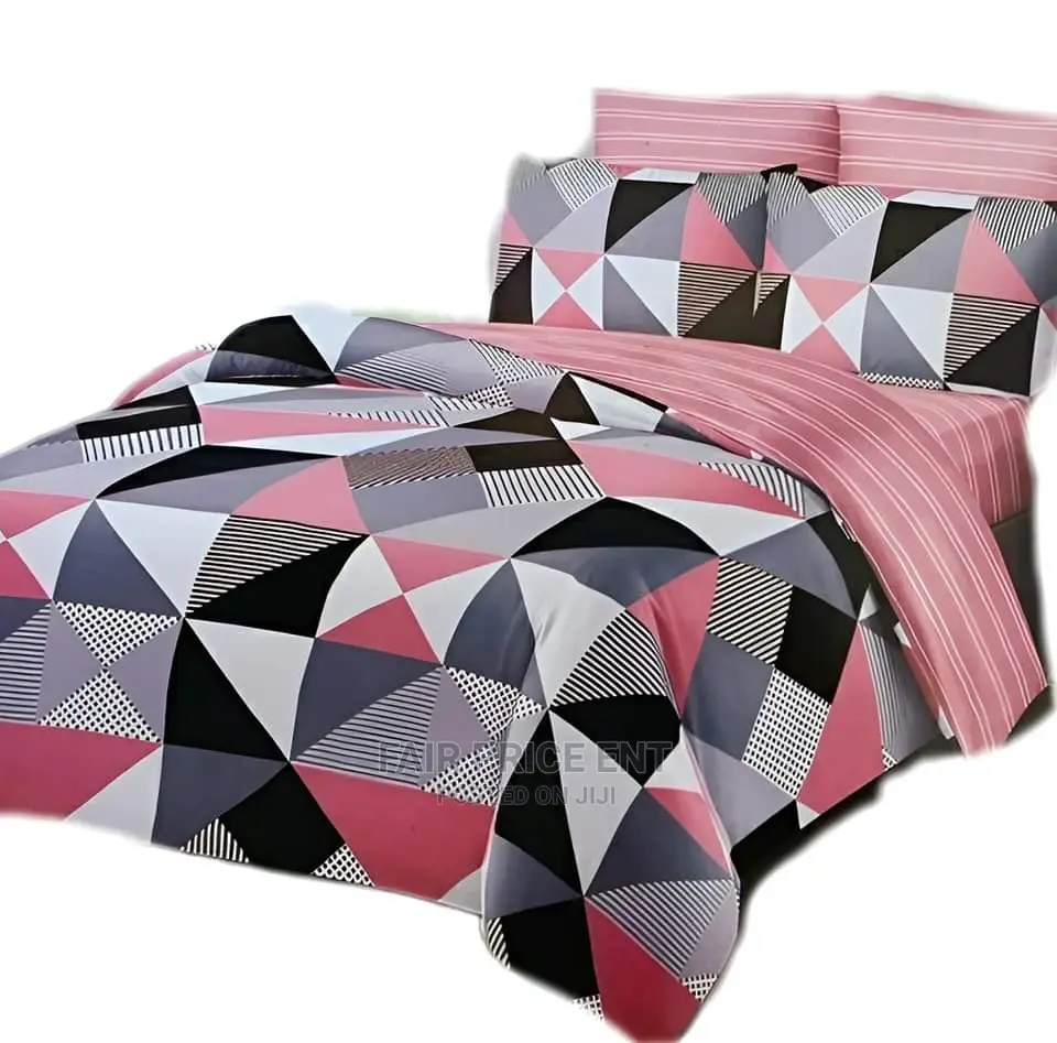 Vip Executive Cotton Duvet Set.5x6.( Black and White)