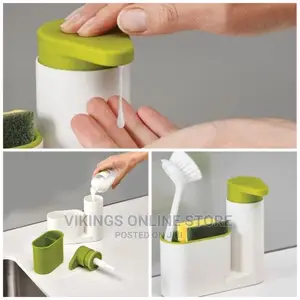 3 In1 Kitchen Stand Rack Organizer -Green