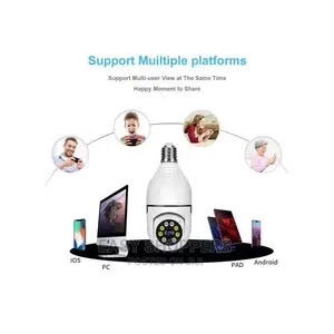 Bulb Camera Light Wifi PTZ I P Cam