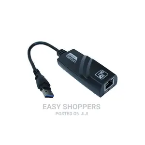 USB 3.0 to RJ45 High Speed Ethernet Network Adapter-Black