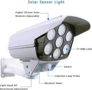 Solar Monitoring Lamp