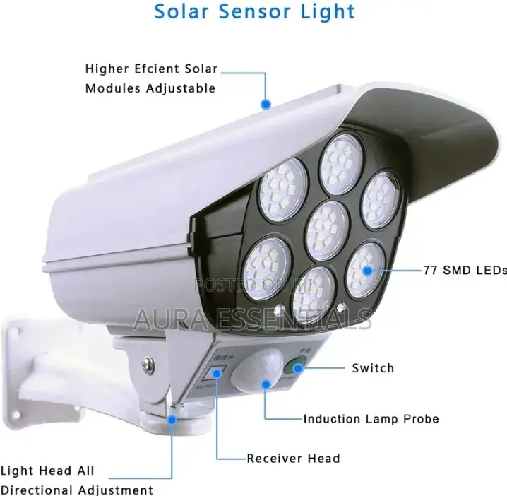 Solar Monitoring Lamp
