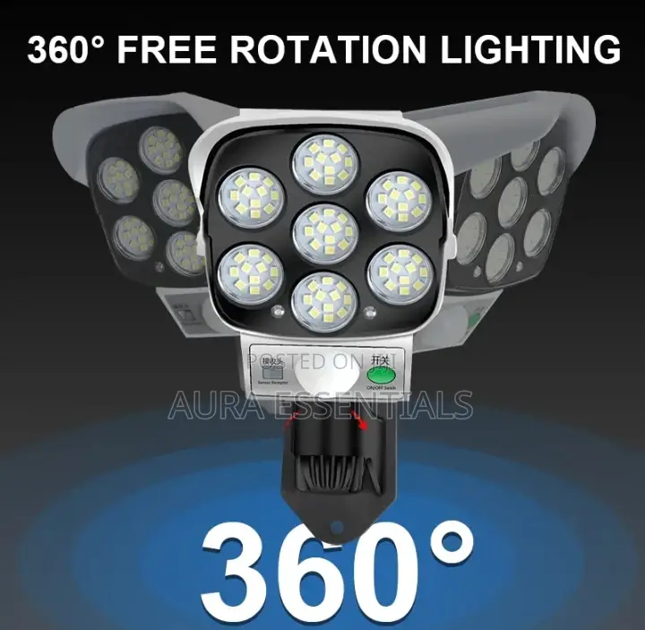 Solar Monitoring Lamp