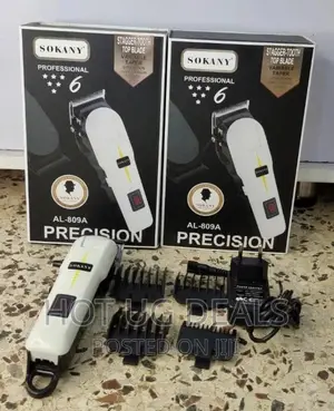 Electric Rechargeable Hair Clipper Shaving Machine White