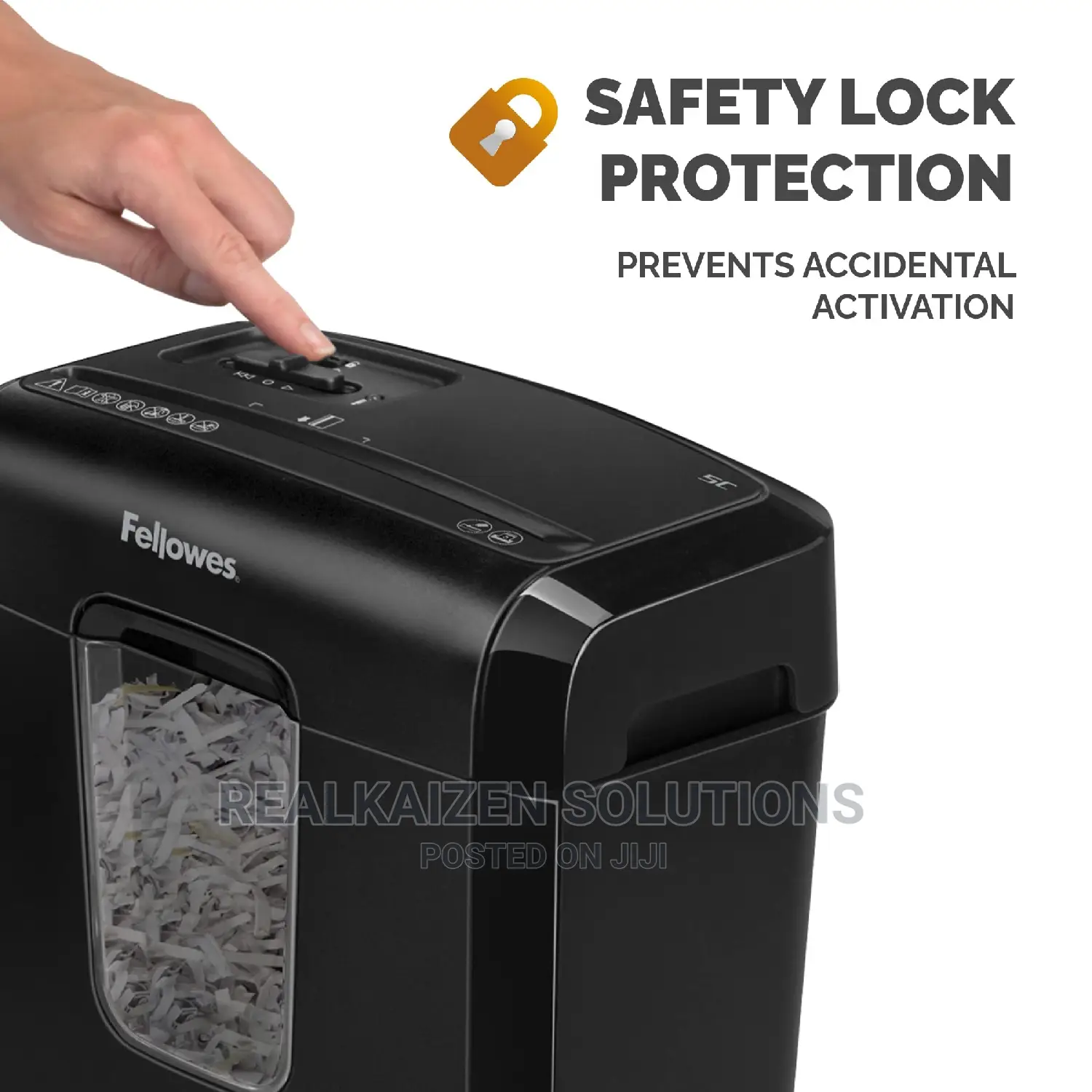 FELLOWES 11L Powershred 6-Sheet Cross Cut Paper Shredder