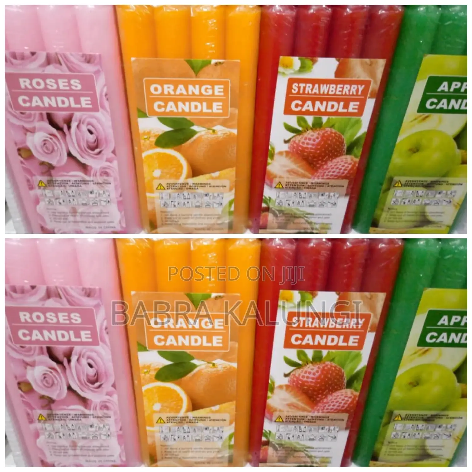 Orange, Strawberry,Apple And Roses