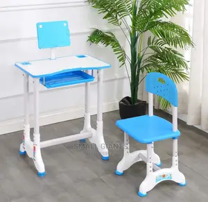 Adjustable Kids Combined Study Table and Chair Set