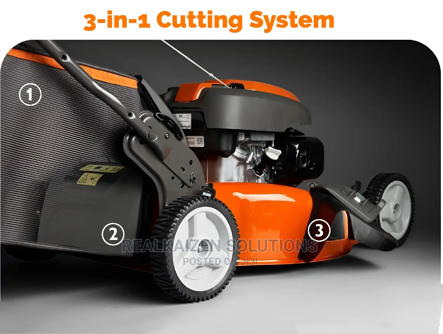 HUSQVARNA 20-Inch Petrol Powered Push Lawnmower