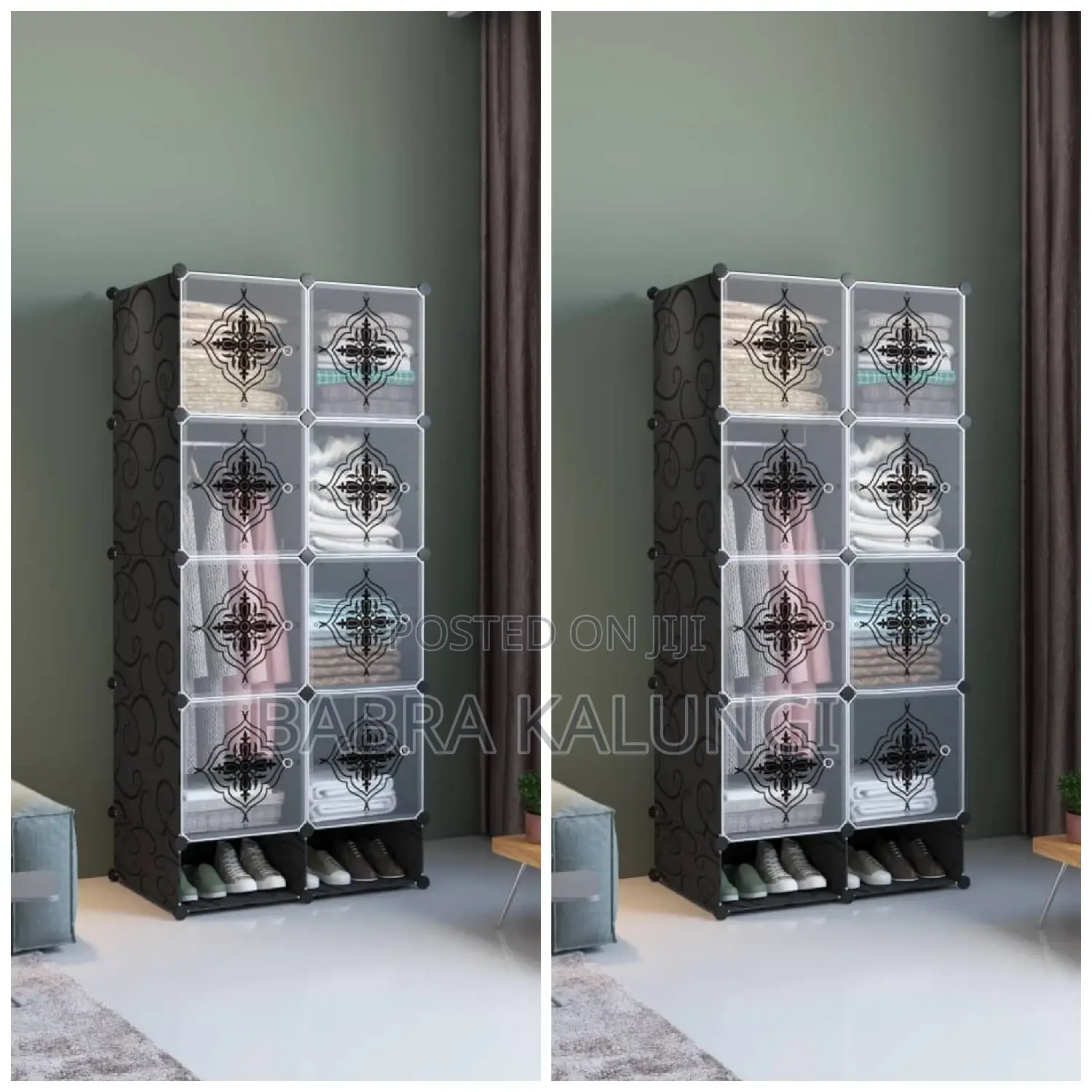 2columns Plastic Wardrobe