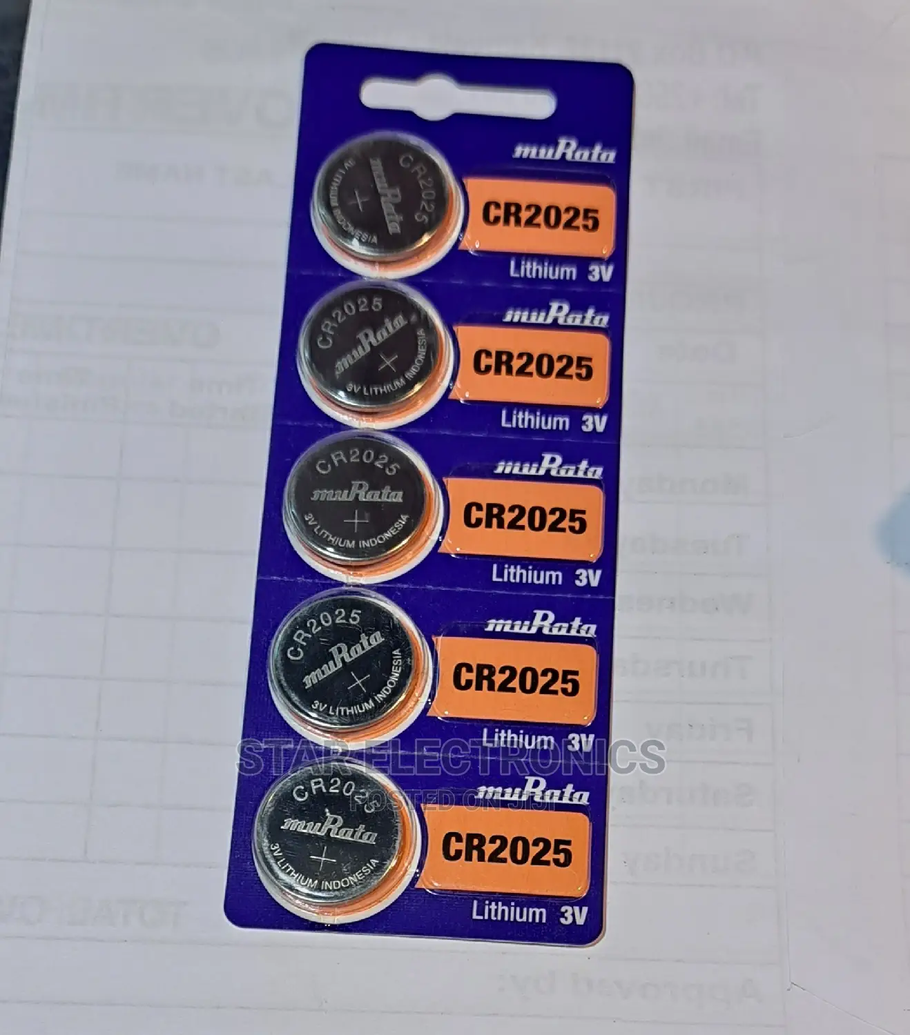 CR2025 Lithium Battery 3V