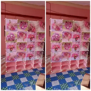 4 Columned Plastic Wardrobe
