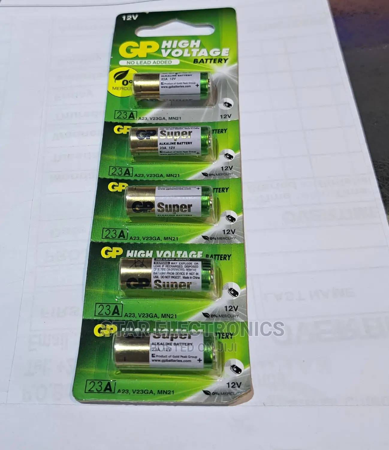 Lithium Battery 12v 23A
