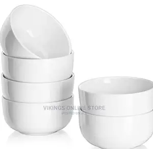 6 Pieces of Soup Cereal Bowls – White