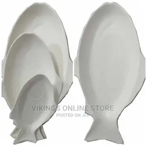 3 Piece Steak, Fish Plates Trays Dinner Platters, Bowls-