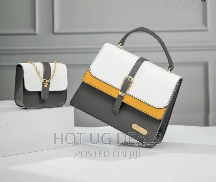 2pc Classic Ladies Handbag - Multicolor