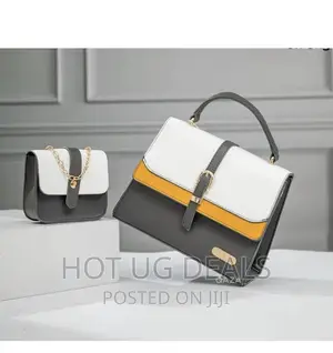 2pc Classic Ladies Handbag - Multicolor