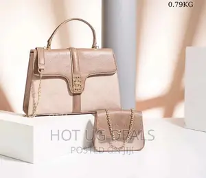 2pcs Ladies Designer Handbag - Multi Colored