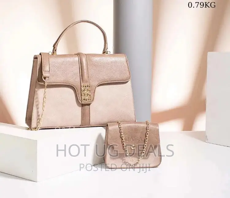 2pcs Ladies Designer Handbag - Multi Colored