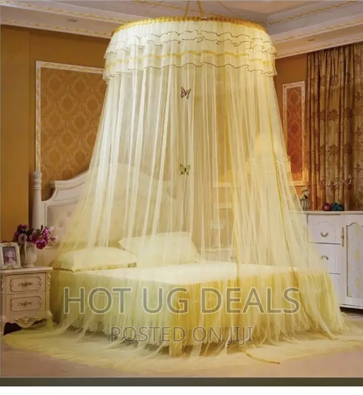 4*6 Round Top Mosquito Net - Cream