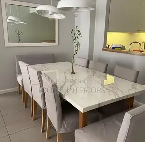 Dining of 8 Seater With Marble Top Call