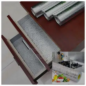 Self-Adhesive Aluminium Foil Kitchen Cabinet Wall Sticker