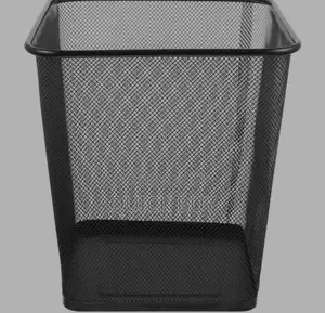 Wire Mesh Trash Can Garbage Dustbin-Square