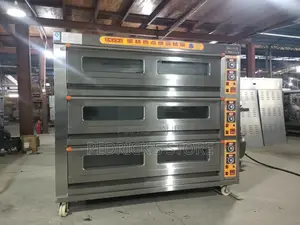 Commercial 3 Deck Oven 3 Trays Per Deck